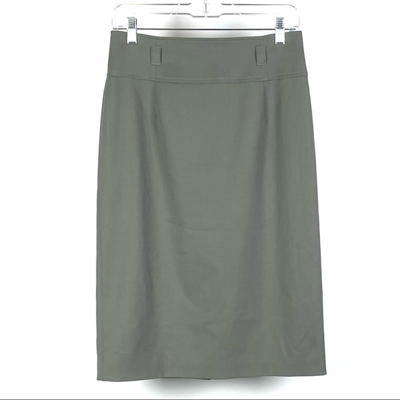 Talbots Dresses & Skirts - TALBOTS Petites Women's Olive Gray 60% Wool Blend Pencil Skirt 8 1345